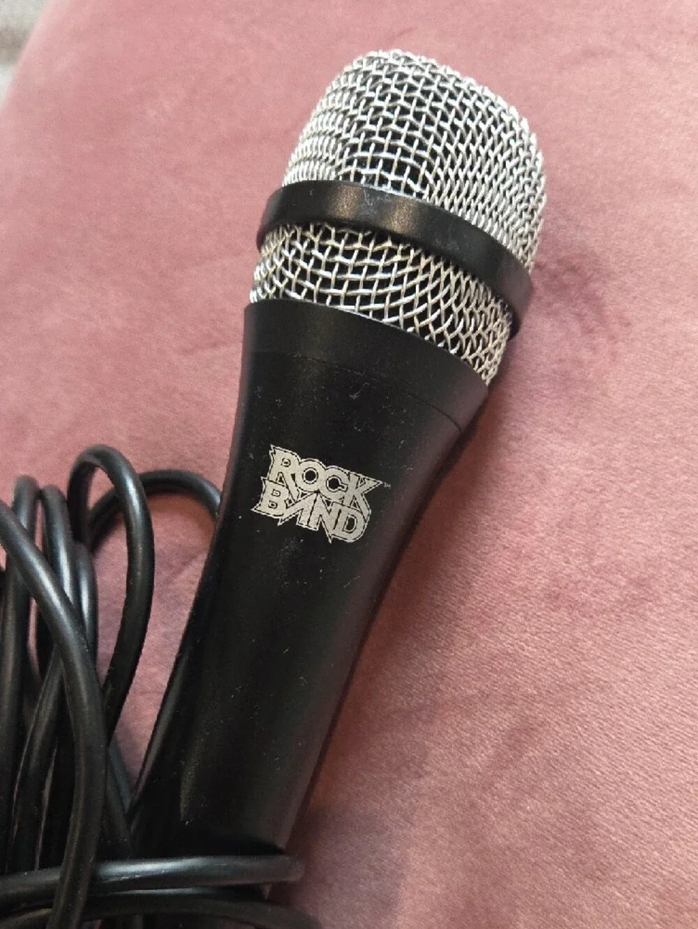 Rock Band black pickup microphone